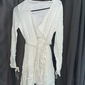 NEW off white long sleeve dress